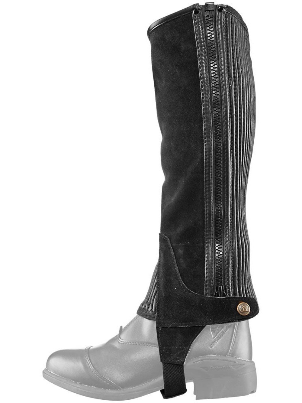 Ovation Suede Ribbed Half Chaps